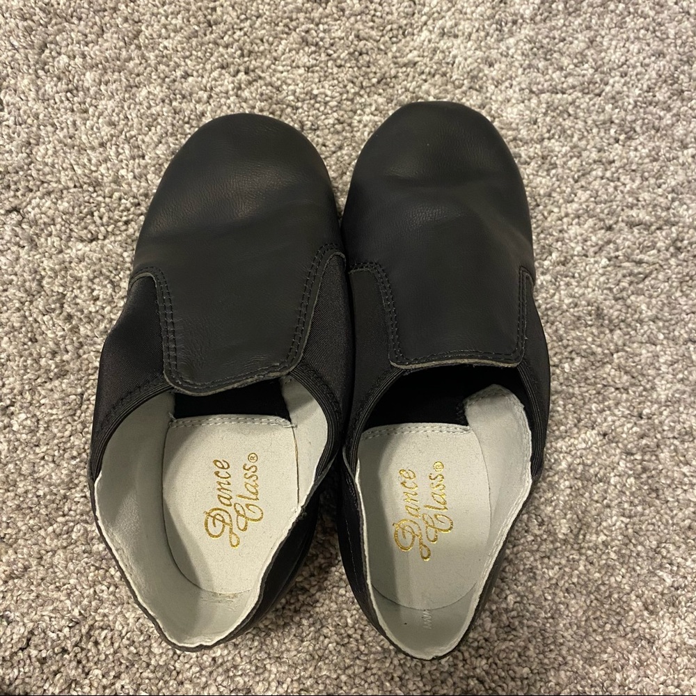 Dance class black jazz shoes - Size 4